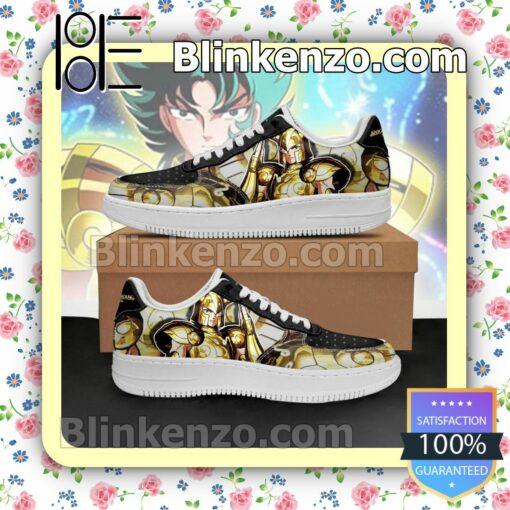 Capricorn Shura Uniform Saint Seiya Anime Nike Air Force Sneakers