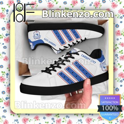 Cardiff City Logo Print Low Top Shoes