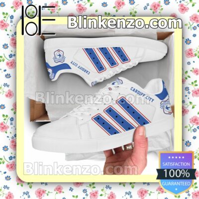 Cardiff City Logo Print Low Top Shoes a