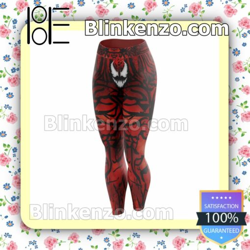 Carnage Marvel Comics Workout Leggings b