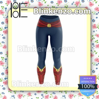 Carol Danvers Captain Marvel Workout Leggings