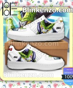 Cell Dragon Ball Z Anime Nike Air Force Sneakers
