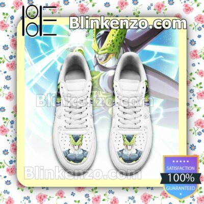 Cell Dragon Ball Z Anime Nike Air Force Sneakers a
