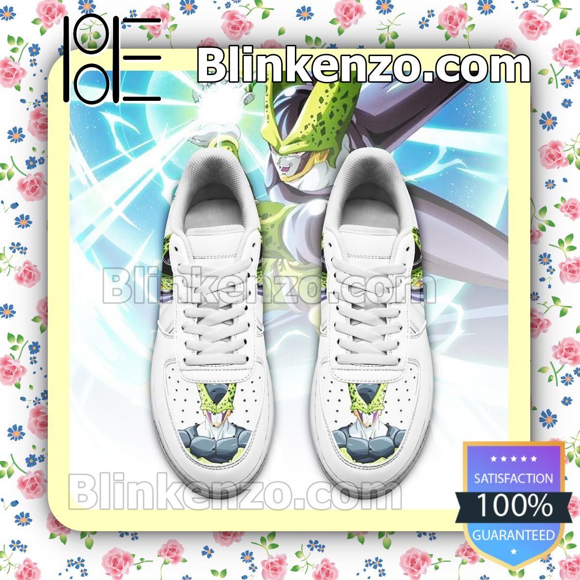 Drop Shipping Cell Dragon Ball Z Anime Nike Air Force Sneakers