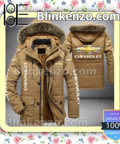 Chevrolet Automobile Company Men Puffer Jacket a