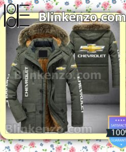 Chevrolet Automobile Company Men Puffer Jacket b