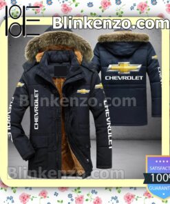 Chevrolet Automobile Company Men Puffer Jacket c