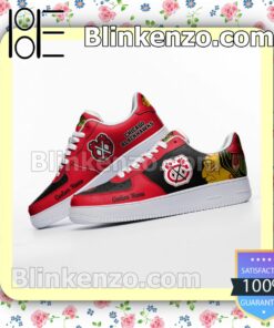 Chicago Blackhawks Mascot Logo NHL Hockey Nike Air Force Sneakers b