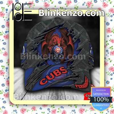 Chicago Cubs Crack 3D MLB Classic Hat Caps Gift For Men