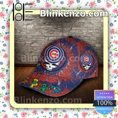 Chicago Cubs & Grateful Dead Band MLB Classic Hat Caps Gift For Men b