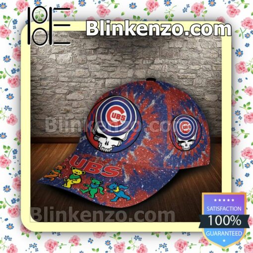 Chicago Cubs & Grateful Dead Band MLB Classic Hat Caps Gift For Men b