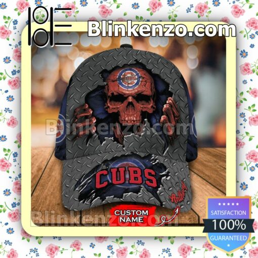 Chicago Cubs Skull MLB Classic Hat Caps Gift For Men