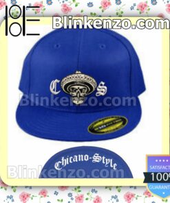 Chicano Style Blue Baseball Caps Gift For Boyfriend