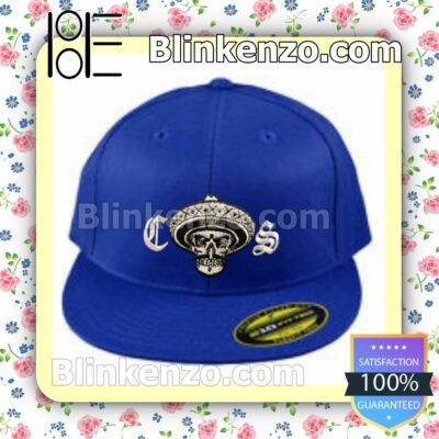 Chicano Style Blue Baseball Caps Gift For Boyfriend a