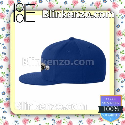 Chicano Style Blue Baseball Caps Gift For Boyfriend b