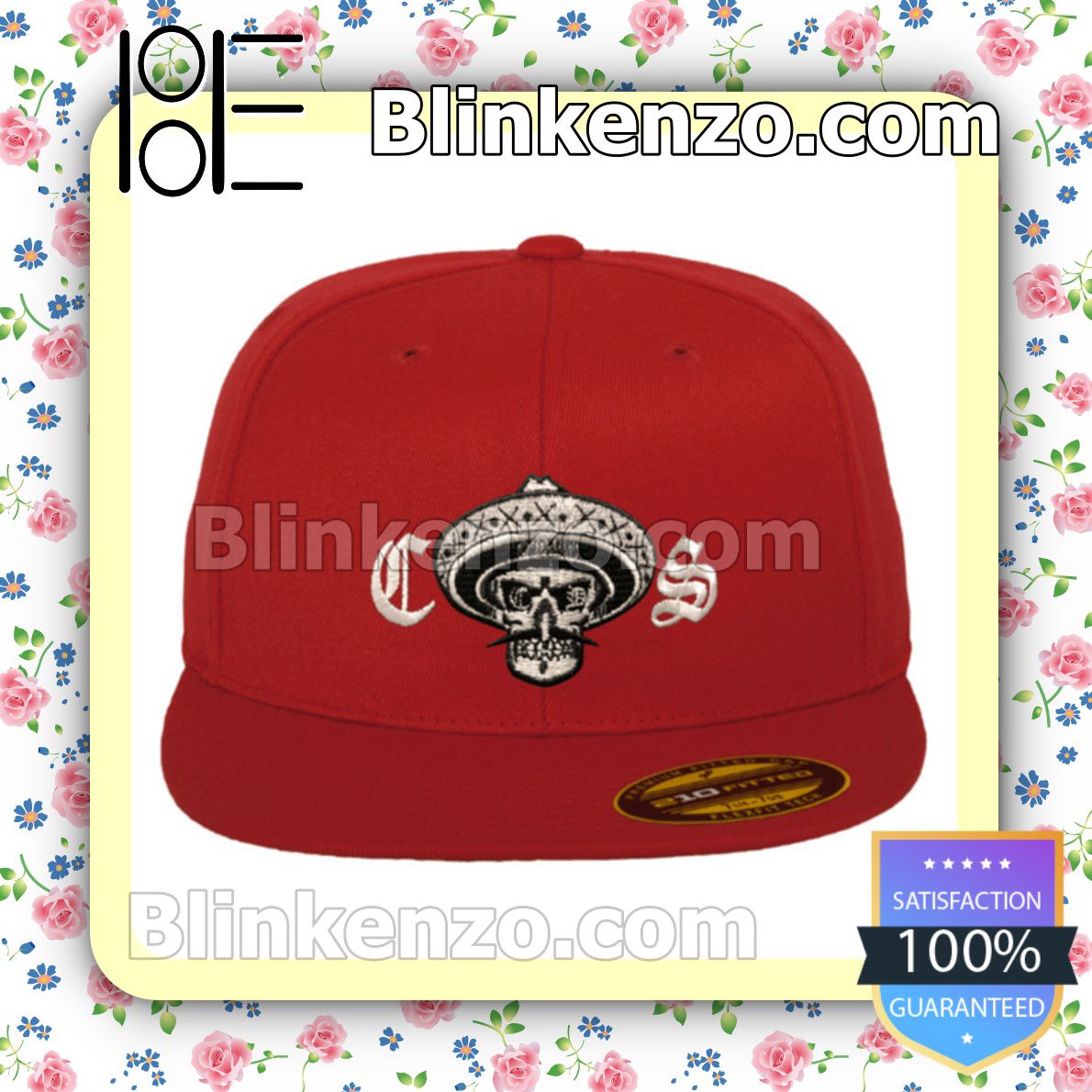 Discount Chicano Style Red Baseball Caps Gift For Boyfriend