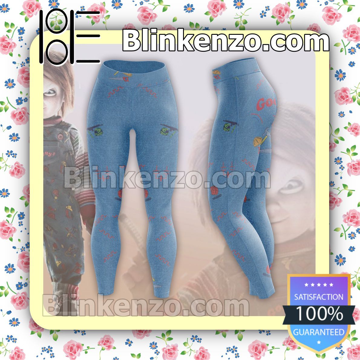 Best Shop Chucky The Doll Workout Leggings