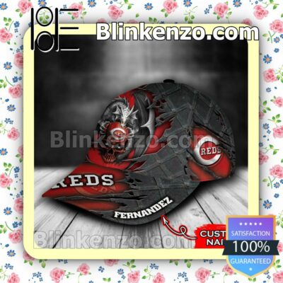 Cincinnati Reds Crack 3D MLB Classic Hat Caps Gift For Men b