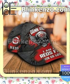 Cincinnati Reds Damn Right I Am A Fan Win Or Lose MLB Classic Hat Caps Gift For Men a