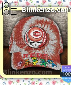 Cincinnati Reds & Grateful Dead Band MLB Classic Hat Caps Gift For Men