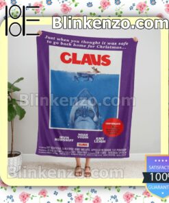 Claus Christmas Jaws Soft Cozy Blanket