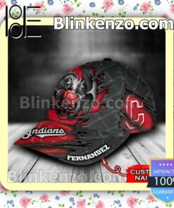 Cleveland Indians Crack 3D MLB Classic Hat Caps Gift For Men b