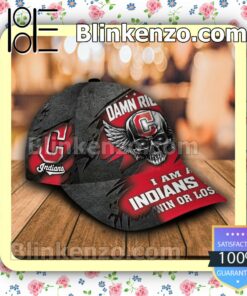 Cleveland Indians Damn Right I Am A Fan Win Or Lose MLB Classic Hat Caps Gift For Men a
