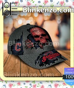 Cleveland Indians Skull MLB Classic Hat Caps Gift For Men a