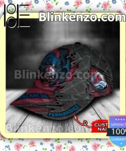Colorado Avalanche Dragon Crack 3D NHL Classic Hat Caps Gift For Men b