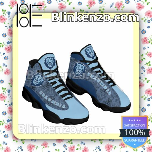 Columbia Lions Jordan Mens Air 13 Retro Print