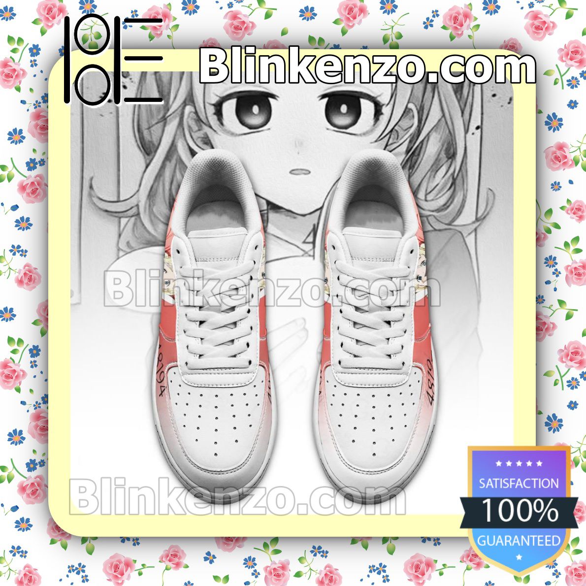 Adorable Conny The Promised Neverland Anime Anime Gifts Nike Air Force Sneakers