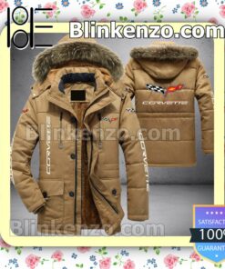 Corvette Logo Men Puffer Jacket b