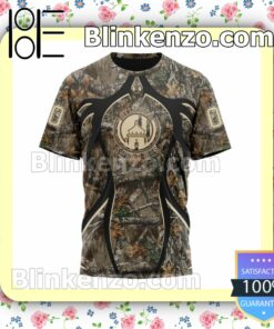 Customized LIGA MX Atlético San Luis Hunting Camo Long Sleeve Unisex Tee Shirts y