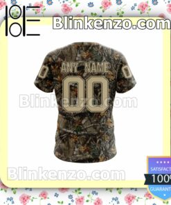 Customized LIGA MX Atlético San Luis Hunting Camo Long Sleeve Unisex Tee Shirts z