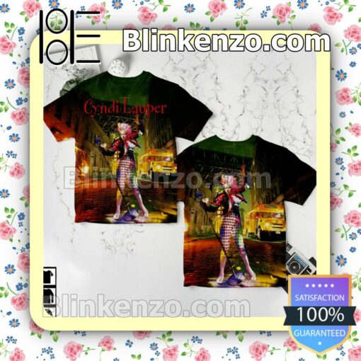 Cyndi Lauper Night To Remember Album Cover Short Sleeve Tee