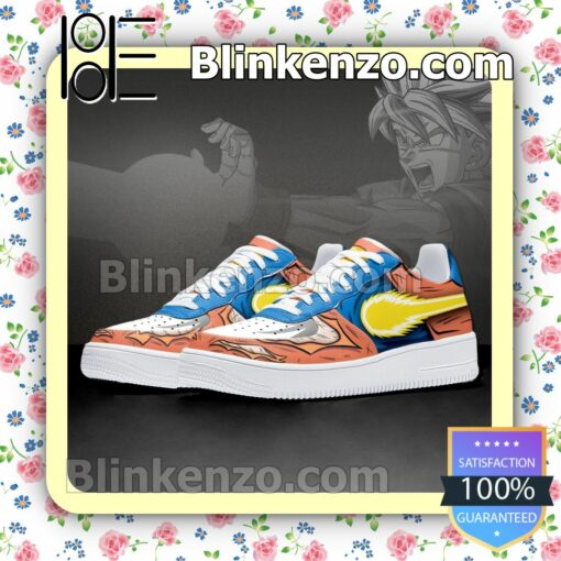 DBZ Goku Skill Dragon Ball Anime Nike Air Force Sneakers b