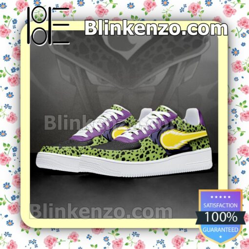 DBZ Perfect Cell Dragon Ball Anime Nike Air Force Sneakers b
