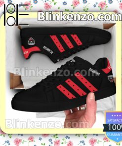DC United Logo Print Low Top Shoes