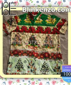 Dachshund Merry Christmas Xmas Tree Summer Beach Shirt c