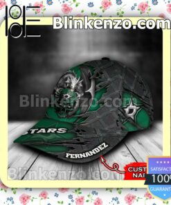 Dallas Stars Dragon Crack 3D NHL Classic Hat Caps Gift For Men b