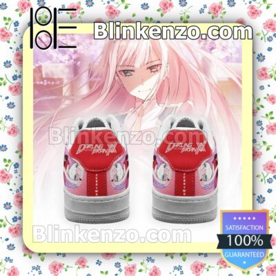 Darling In The Franxx Zero Two Anime Nike Air Force Sneakers b