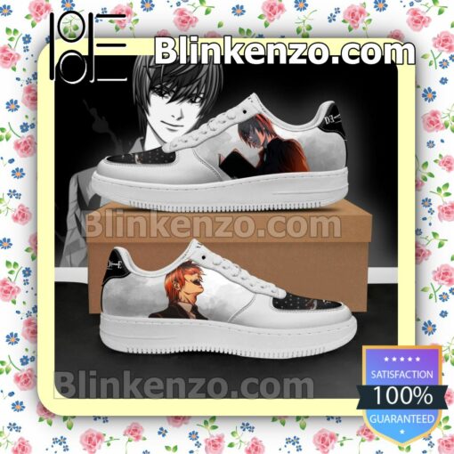 Death Note Light Yagami Anime Nike Air Force Sneakers