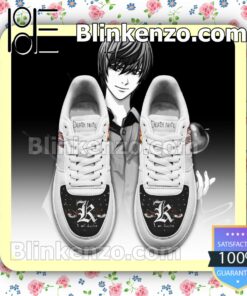 Death Note Light Yagami Anime Nike Air Force Sneakers a