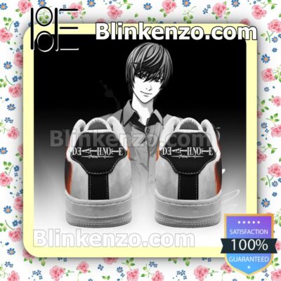 Death Note Light Yagami Anime Nike Air Force Sneakers b
