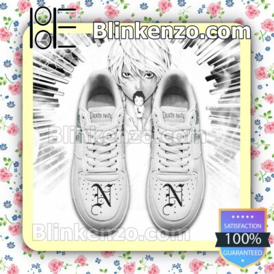Death Note Near Anime Nike Air Force Sneakers a