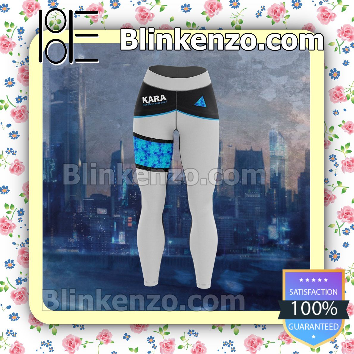 All Over Print Detroit Android AX-400 Workout Leggings