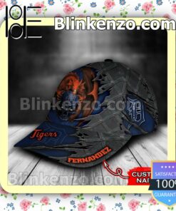 Detroit Tigers Crack 3D MLB Classic Hat Caps Gift For Men b