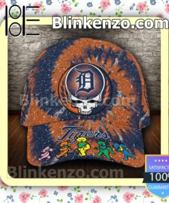 Detroit Tigers & Grateful Dead Band MLB Classic Hat Caps Gift For Men