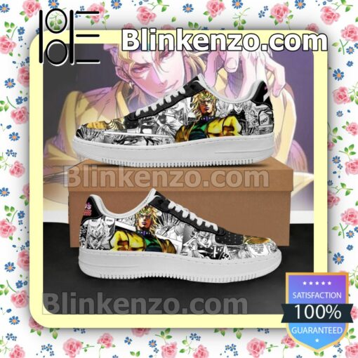 Dio Brando Manga JoJo's Anime Nike Air Force Sneakers