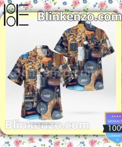 Diodes, Resistors, Capacitors And Other Electrical Components Short Sleeve Shirts